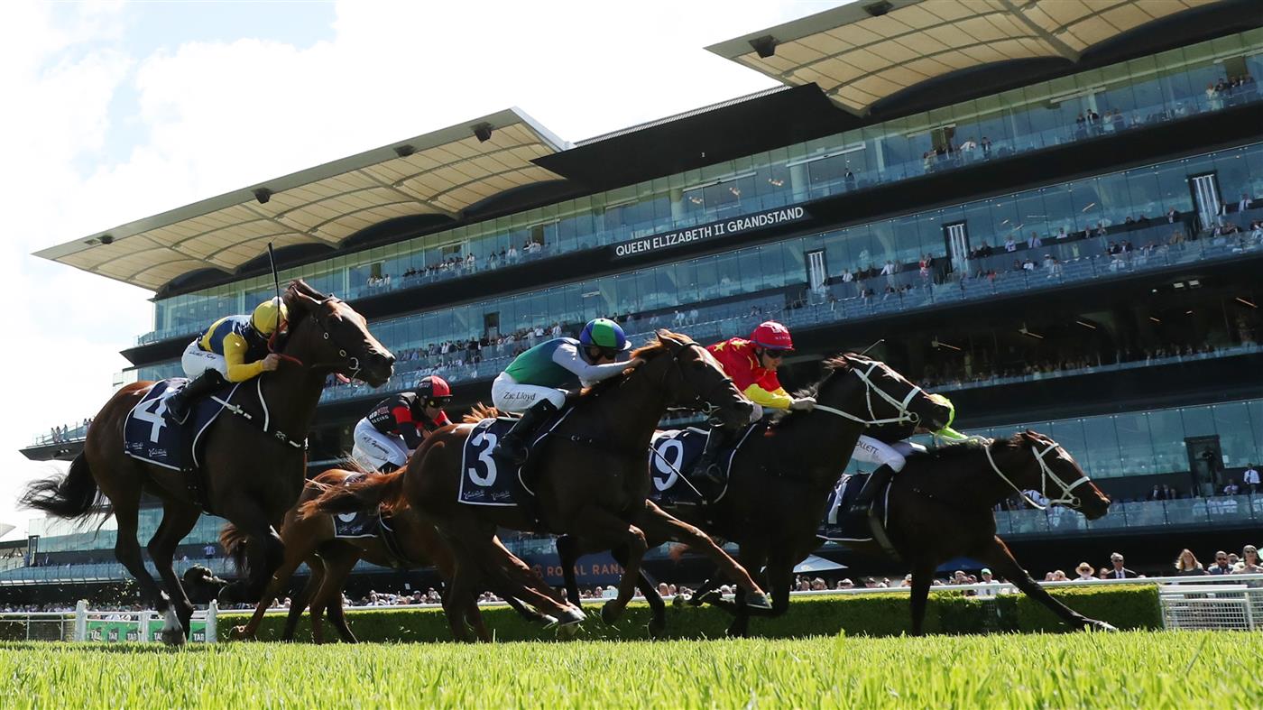 SYDNEY, AUSTRALIA - FEBRUARY 28: Tommy Berry riding Campione D'italia to win Race 5, the Skyline Stakes. (Getty)
