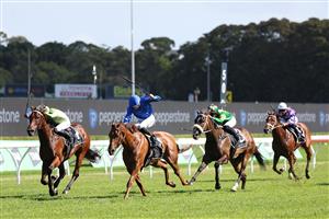 SYDNEY, AUSTRALIA - FEBRUARY 28: Chad Schofield riding Tempted win Race 7 The Chase Surround Stakes during Sydney Racing at Royal Randwick Racecourse on February 28, 2026 in Sydney, Australia. (Photo by Jeremy Ng/Getty Images)