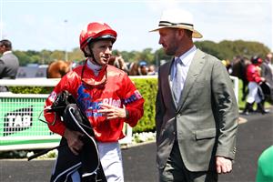 SYDNEY, AUSTRALIA - FEBRUARY 28: Trainer Ciaron Maher looks on after Jason Collett riding Mr Monaco win Race 3 Asahi Super Dry during Sydney Racing at Royal Randwick Racecourse on February 28, 2026 in Sydney, Australia. (Photo by Jeremy Ng/Getty Images)