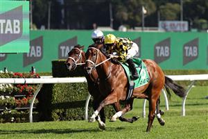 SYDNEY, AUSTRALIA - FEBRUARY 28: James McDonald riding Autumn Glow win Race 8 TAB Verry Elleegant Stakes during Sydney Racing at Royal Randwick Racecourse on February 28, 2026 in Sydney, Australia. (Photo by Jeremy Ng/Getty Images)