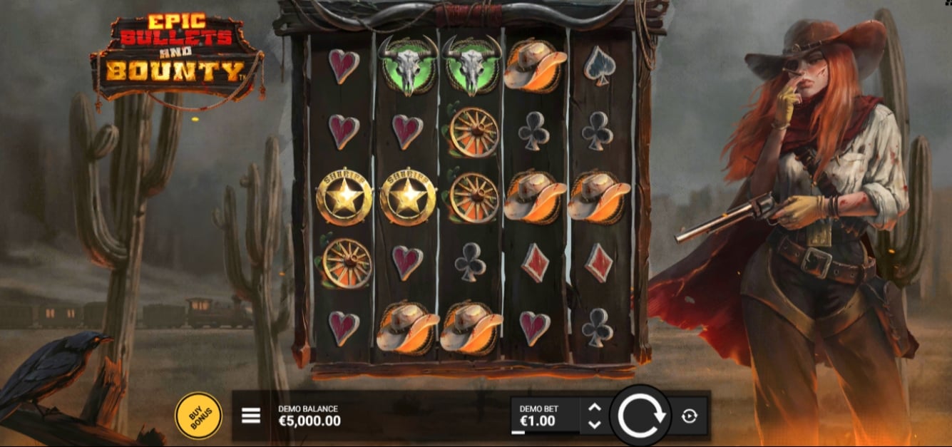 Epic Bullets & Bounty Slot Base Game