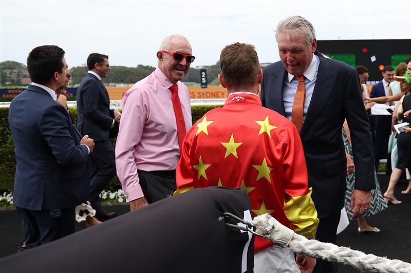 SYDNEY, AUSTRALIA - MARCH 07: James McDonald  riding Beadman win Race 5 All Occasion Cruises Fireball Stakes during Sydney Racing at Royal Randwick Racecourse on March 07, 2026 in Sydney, Australia. (Photo by Jeremy Ng/Getty Images)