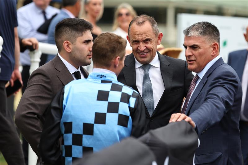 SYDNEY, AUSTRALIA - MARCH 07: James McDonald  riding Generosity  win Race 7 Schweppes Challenge Stakes during Sydney Racing at Royal Randwick Racecourse on March 07, 2026 in Sydney, Australia. (Photo by Jeremy Ng/Getty Images)