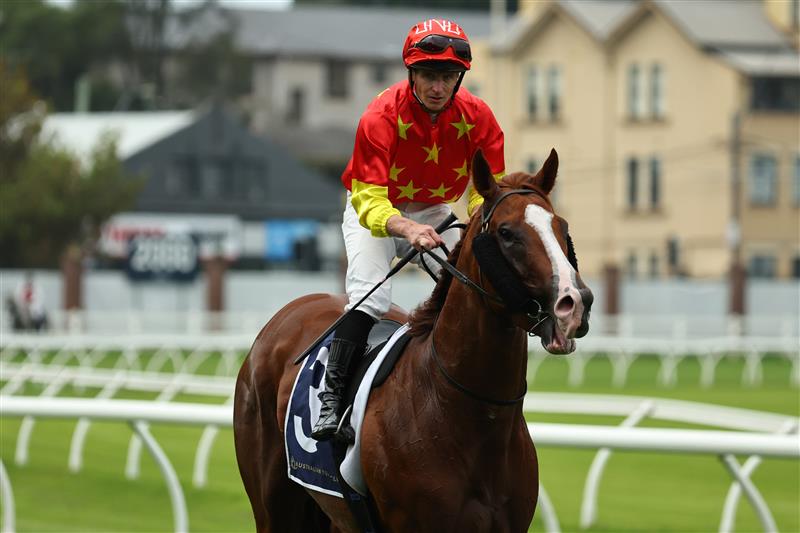 SYDNEY, AUSTRALIA - MARCH 07: James McDonald  riding Beadman win Race 5 All Occasion Cruises Fireball Stakes during Sydney Racing at Royal Randwick Racecourse on March 07, 2026 in Sydney, Australia. (Photo by Jeremy Ng/Getty Images)