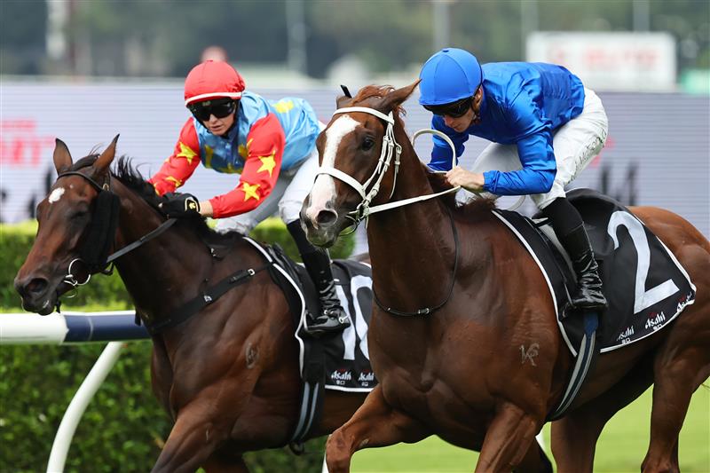 SYDNEY, AUSTRALIA - MARCH 07: James McDonald  riding Pinito  win Race 6 Asahi Super Dry Aspiration Quality during Sydney Racing at Royal Randwick Racecourse on March 07, 2026 in Sydney, Australia. (Photo by Jeremy Ng/Getty Images)