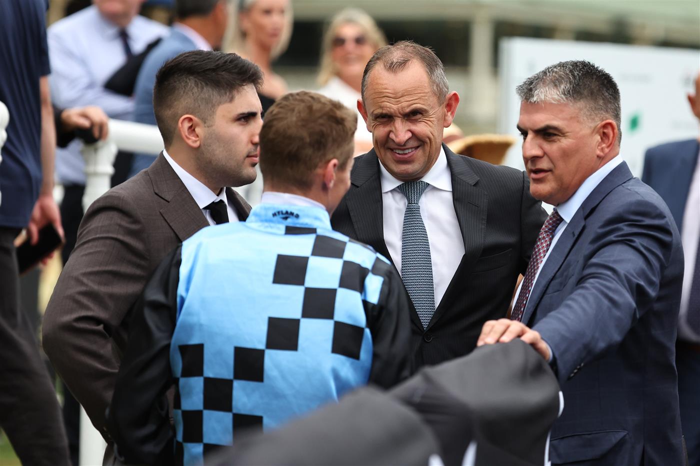 SYDNEY, AUSTRALIA - MARCH 07: James McDonald  riding Generosity  win Race 7 Schweppes Challenge Stakes during Sydney Racing at Royal Randwick Racecourse on March 07, 2026 in Sydney, Australia. (Photo by Jeremy Ng/Getty Images)
