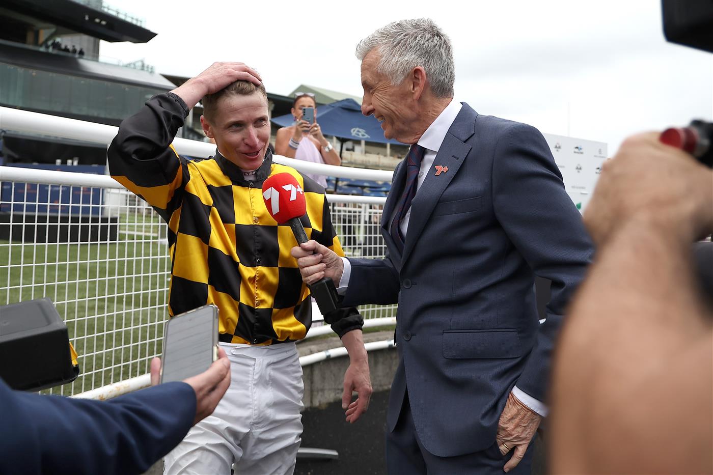 SYDNEY, AUSTRALIA - MARCH 07: James McDonald  riding Joliestar  win Race 9 Super Seth @ Coolmore Canterbury Stakes during Sydney Racing at Royal Randwick Racecourse on March 07, 2026 in Sydney, Australia. (Photo by Jeremy Ng/Getty Images)