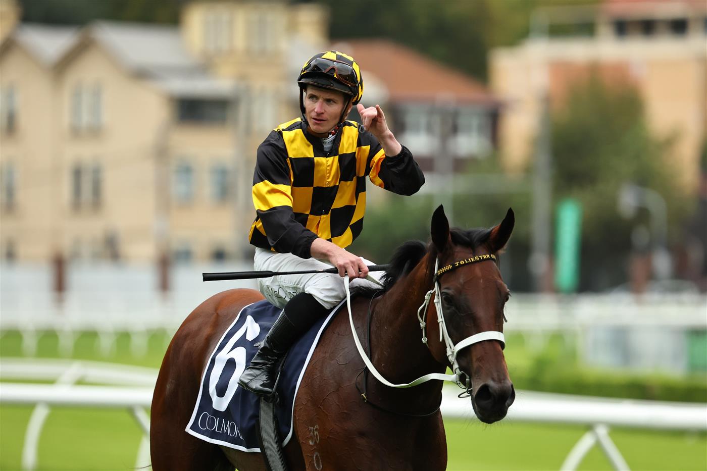 SYDNEY, AUSTRALIA - MARCH 07: James McDonald  riding Joliestar  win Race 9 Super Seth @ Coolmore Canterbury Stakes during Sydney Racing at Royal Randwick Racecourse on March 07, 2026 in Sydney, Australia. (Photo by Jeremy Ng/Getty Images)