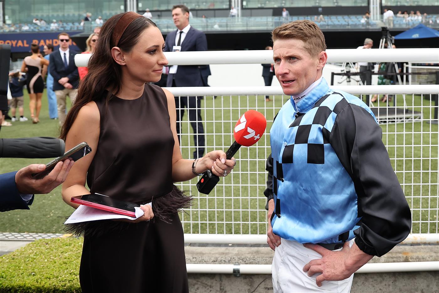 SYDNEY, AUSTRALIA - MARCH 07: James McDonald  riding Generosity  win Race 7 Schweppes Challenge Stakes during Sydney Racing at Royal Randwick Racecourse on March 07, 2026 in Sydney, Australia. (Photo by Jeremy Ng/Getty Images)