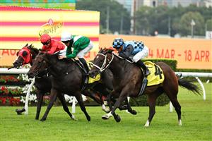 SYDNEY, AUSTRALIA - MARCH 07: James McDonald  riding Generosity  win Race 7 Schweppes Challenge Stakes during Sydney Racing at Royal Randwick Racecourse on March 07, 2026 in Sydney, Australia. (Photo by Jeremy Ng/Getty Images)