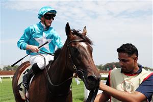 SYDNEY, AUSTRALIA - MARCH 07: James McDonald riding Chayan win Race 3 Petaluma Reisling Stakes during Sydney Racing at Royal Randwick Racecourse on March 07, 2026 in Sydney, Australia. (Photo by Jeremy Ng/Getty Images)