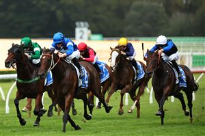 SYDNEY, AUSTRALIA - MARCH 07: James McDonald riding Gangsta Granny win Race 10 Kia Ora Wenona Girl Quality during Sydney Racing at Royal Randwick Racecourse on March 07, 2026 in Sydney, Australia. (Photo by Jeremy Ng/Getty Images)