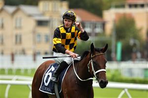 SYDNEY, AUSTRALIA - MARCH 07: James McDonald  riding Joliestar  win Race 9 Super Seth @ Coolmore Canterbury Stakes during Sydney Racing at Royal Randwick Racecourse on March 07, 2026 in Sydney, Australia. (Photo by Jeremy Ng/Getty Images)