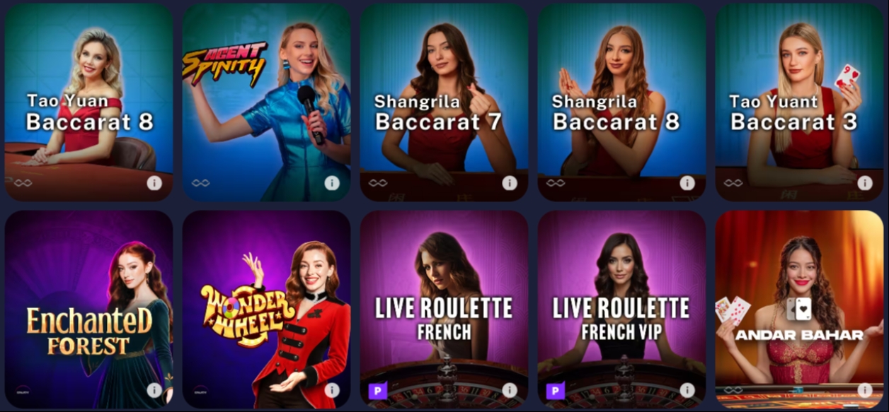 RamenBet Live Casino Lobby RamenBet Live Casino Lobby