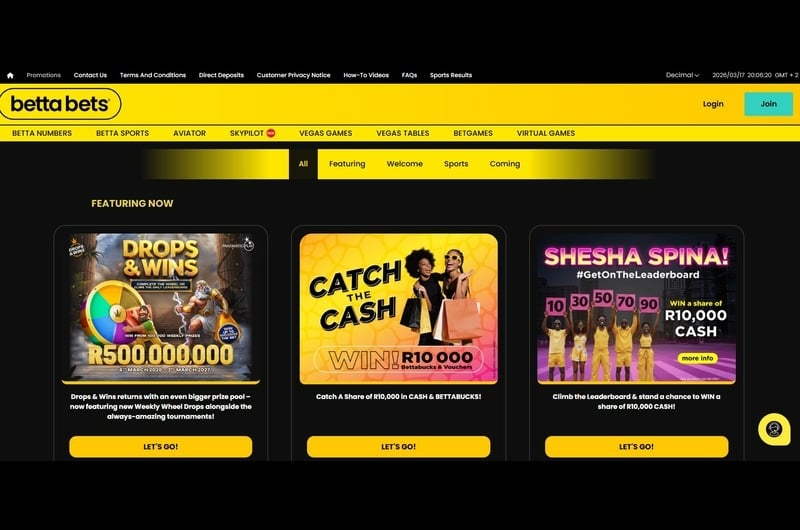 Bettabets Promotions