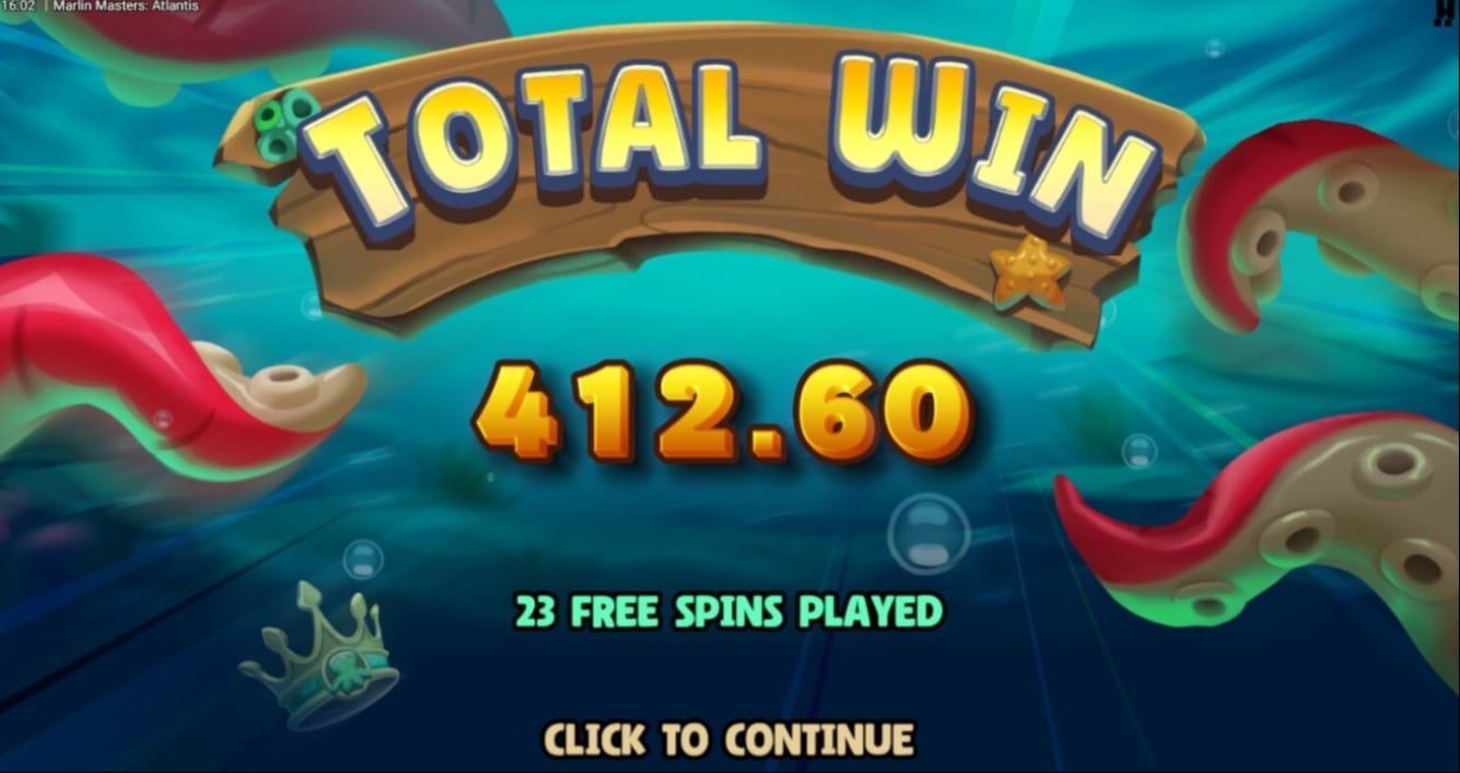 Marlin Masters Atlantis Slot