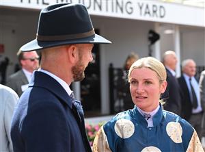 MELBOURNE, AUSTRALIA - MARCH 28: Jamie Melham after riding Exit to win Race 2, the York Plate during Melbourne Racing at Flemington Racecourse on March 28, 2026 in Melbourne, Australia. (Photo by Vince Caligiuri/Getty Images)