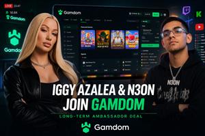 Iggy Azalea and N3on Join Gamdom