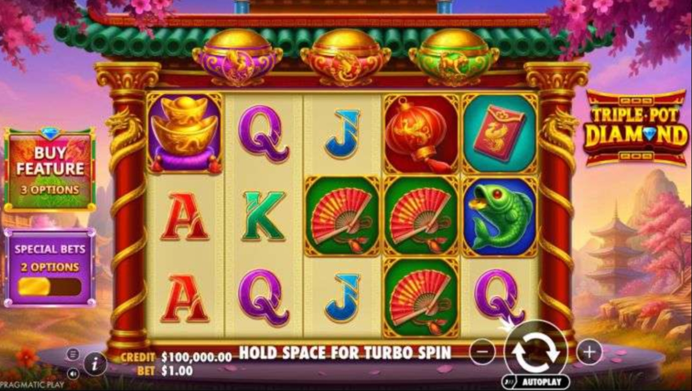 Triple Pot Diamond Triple Pot Diamond