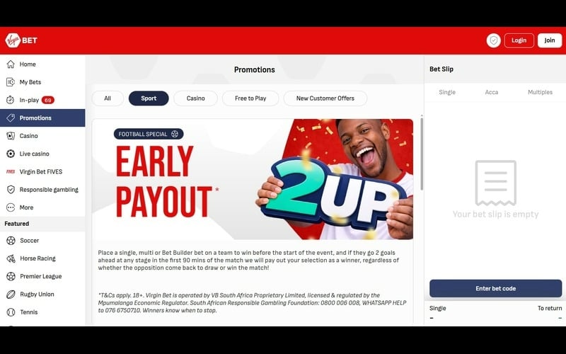 VirginBet Promotions VirginBet Promotions