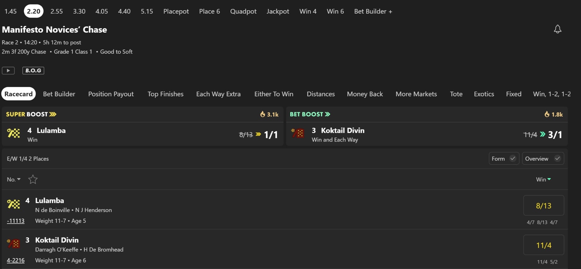 Lulamba Aintree Price Boost bet365 Lulamba Aintree Price Boost bet365