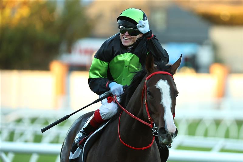 SYDNEY, AUSTRALIA - APRIL 11: Craig Williams riding In Flight win Race 10 Tresemme Sapphire Stakes during Sydney Racing at Royal Randwick Racecourse on April 11, 2026 in Sydney, Australia. (Photo by Jeremy Ng/Getty Images)