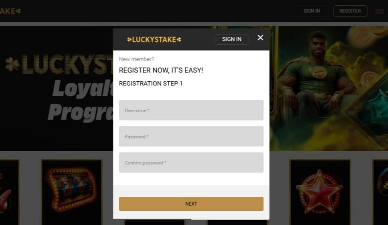 Lucky Stake Register