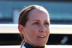 SYDNEY, AUSTRALIA - APRIL 18: Rachel Kingriding Ishikari win Race 2 Tab Highway Handicap during Sydney Racing at Royal Randwick Racecourse on April 18, 2026 in Sydney, Australia. (Photo by Jeremy Ng/Getty Images)