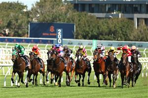 SYDNEY, AUSTRALIA - APRIL 18: Nash Rawiller riding Unique Ambition win Race 1 Midway during Sydney Racing at Royal Randwick Racecourse on April 18, 2026 in Sydney, Australia. (Photo by Jeremy Ng/Getty Images)