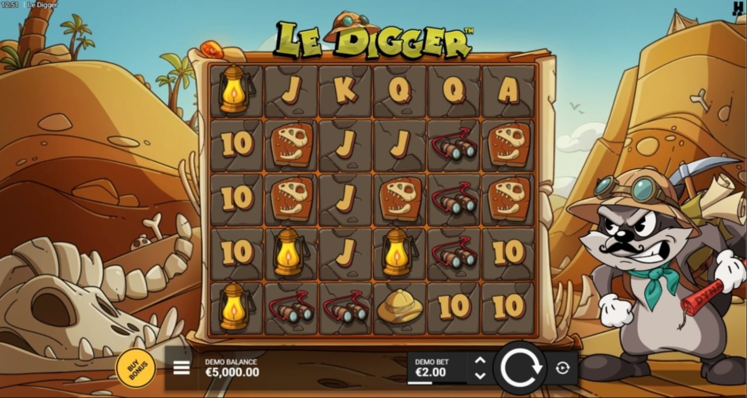 Le Digger Slot Base Game