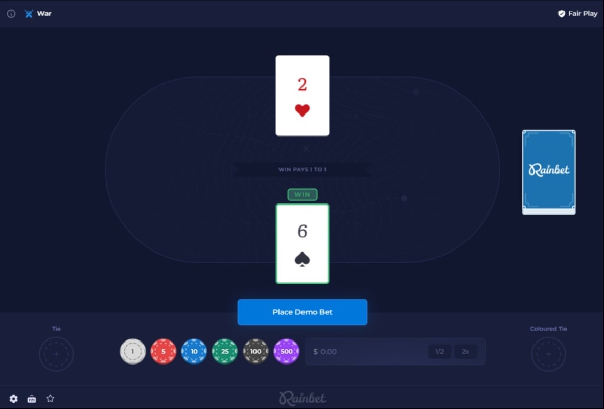 Rainbet War Gameplay Screenshot