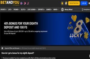 Betandyou deposit bonus