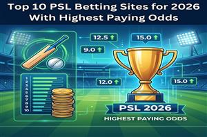 Top 10 PSL Betting Sites