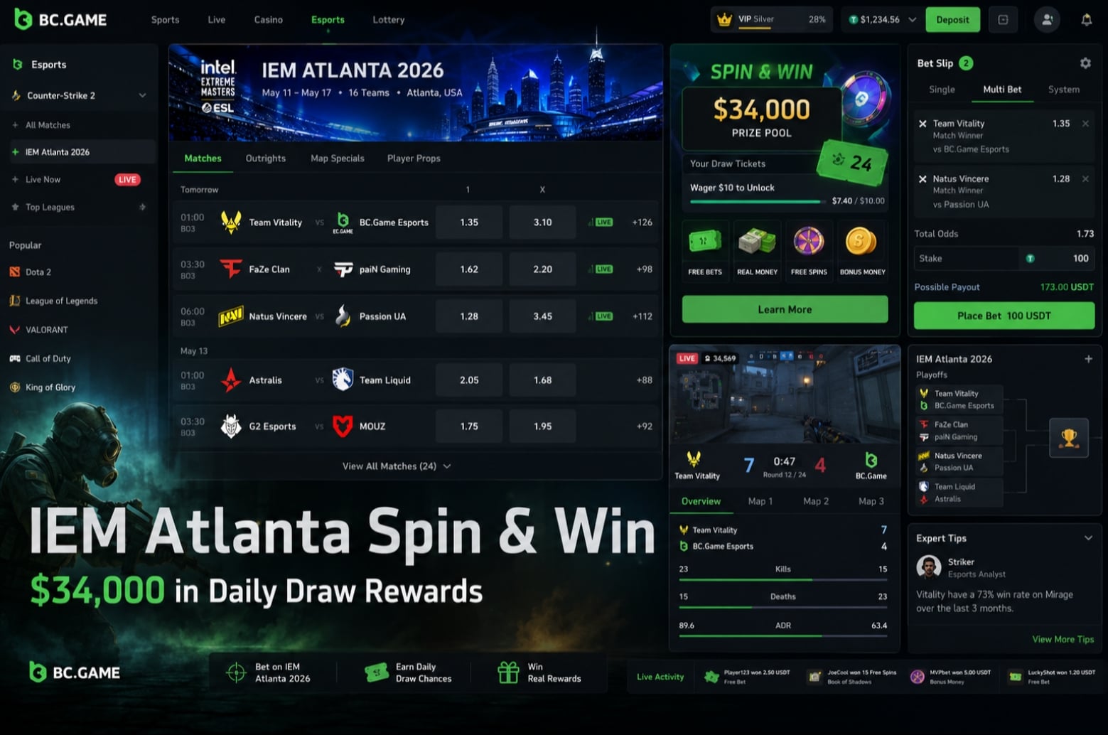 IEM Atlanta 2026 Prize Pool