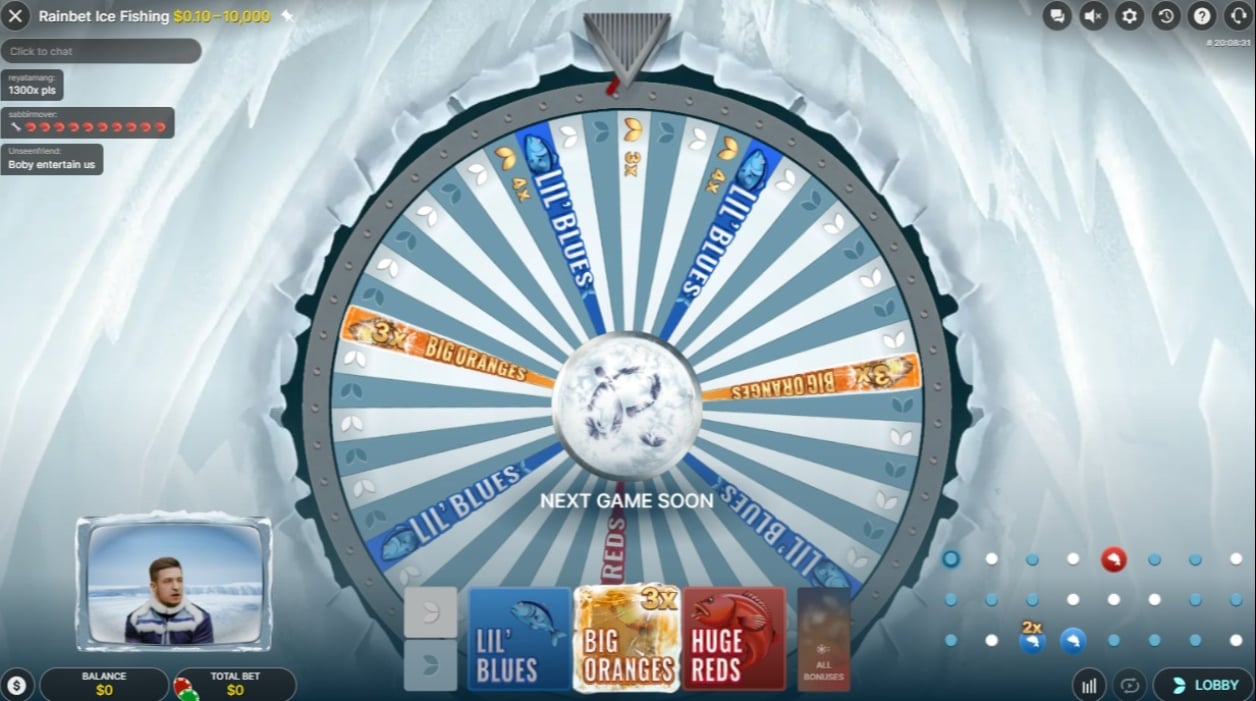 Rainbet Ice Fishing Screenshot Rainbet Ice Fishing Screenshot