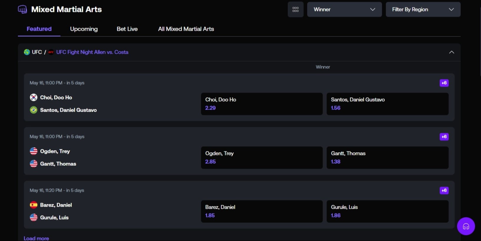 Shuffle MMA Screenshot Shuffle MMA Screenshot