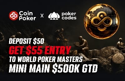 Deposit $50: Get Free Ticket to CoinPoker WPM $500K GTD Mini Main Event