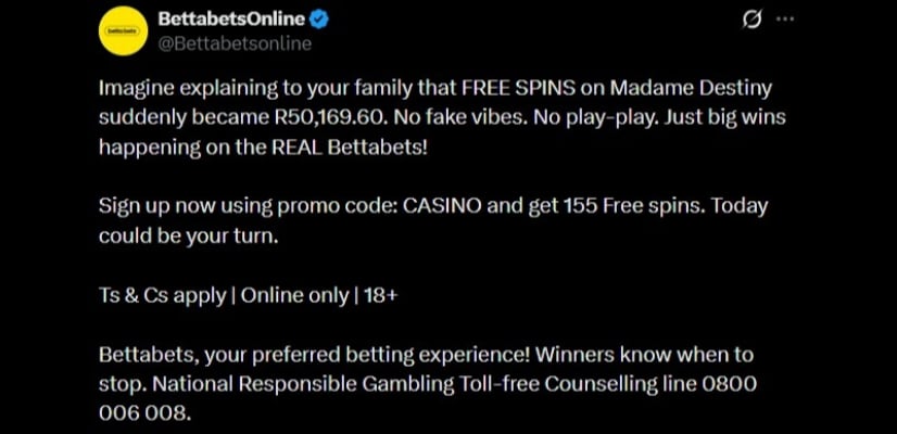 Twitter 50K Bettabets Slot Win Twitter 50K Bettabets Slot Win