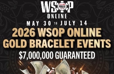 2026 WSOP Online Kicks Off on May 30 with $7 Million in Guarantee
