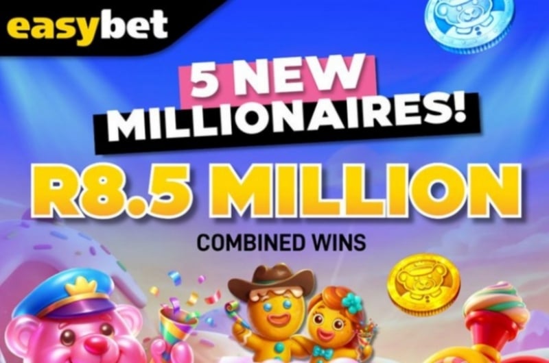 5 New Millionaires at Easybet