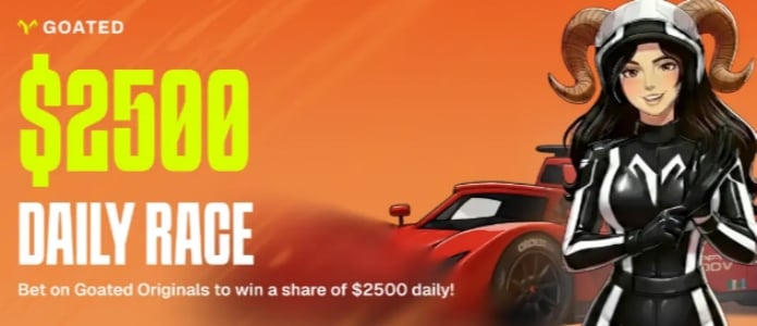 Goated.com $2,500 Daily Race