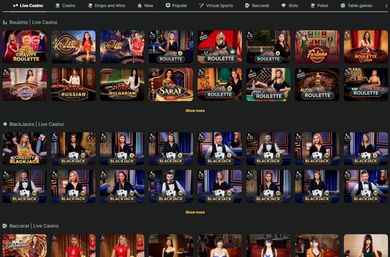 Weltbet Live Dealer Weltbet Live Dealer