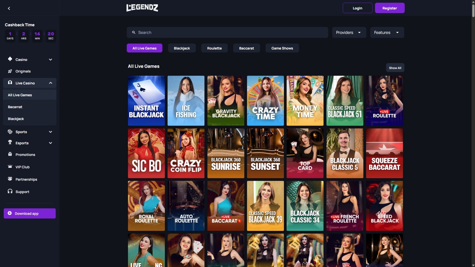 Legendzio Live Dealer Legendzio Live Dealer