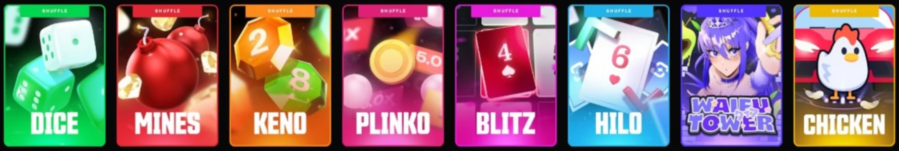 Shuffle Originals Gauntlet 2 Games