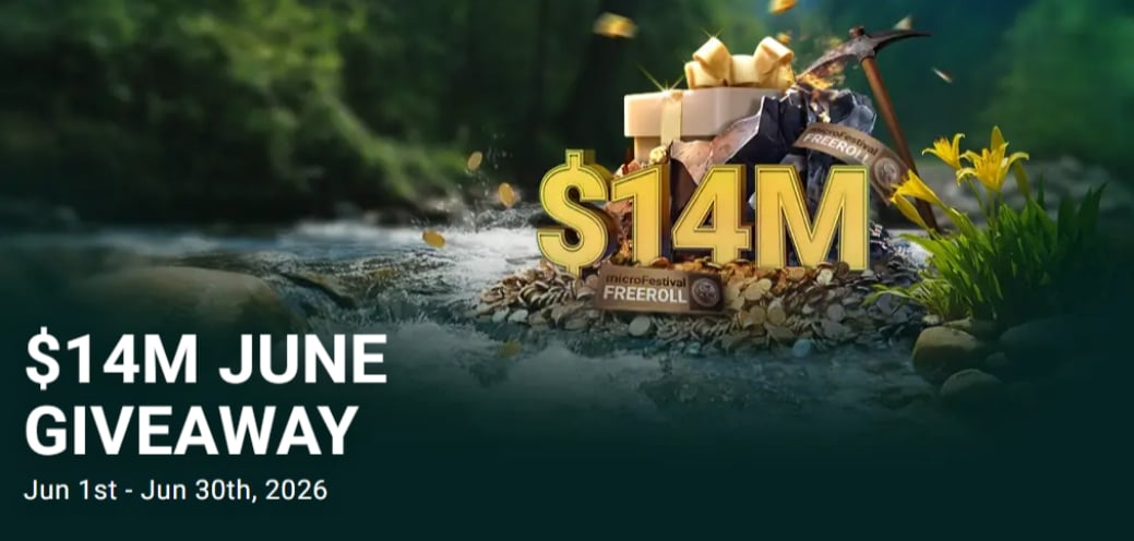 GGPoker $14,000,000 June Giveaway GGPoker $14,000,000 June Giveaway