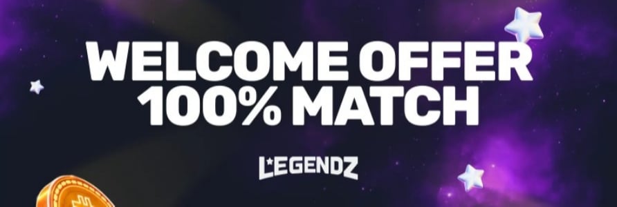 Legendzio Welcome Bonus