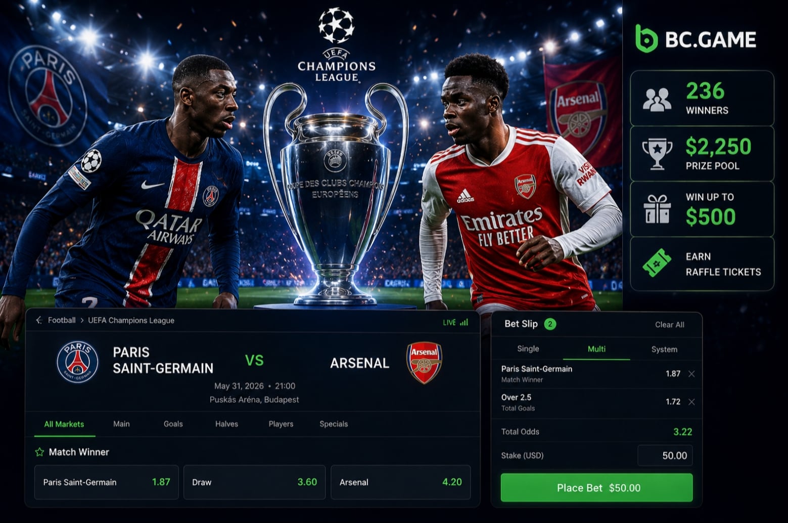 UCL Bet and Win