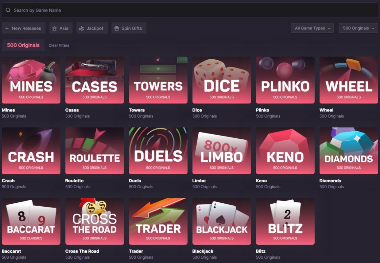 500 Casino Originals 500 Casino Originals
