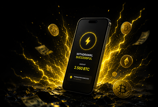 Instantly withdraw your casino winnings