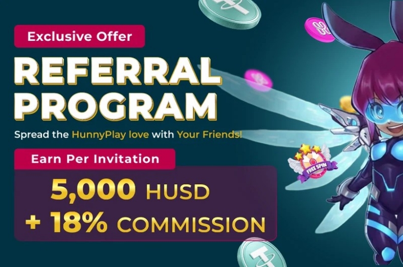 HunnyPlay Referral Program